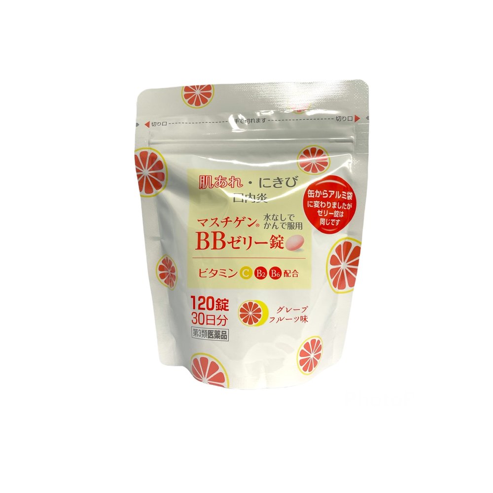 日本臟器製藥MastigenBB果凍片葡萄柚味120顆| 大國藥妝Daikoku Drug