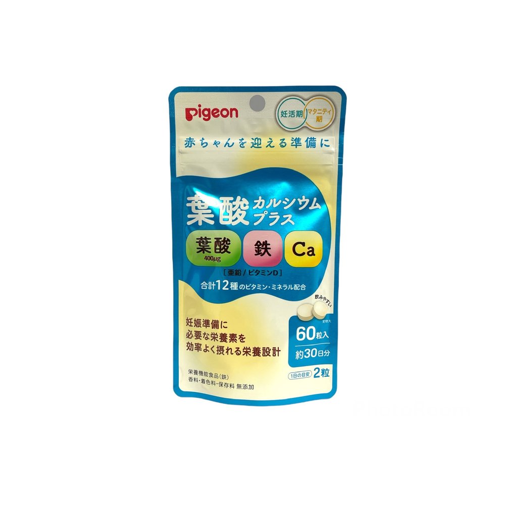 貝親Pigeon 葉酸＋鈣 60粒入 | 大國藥妝Daikoku Drug